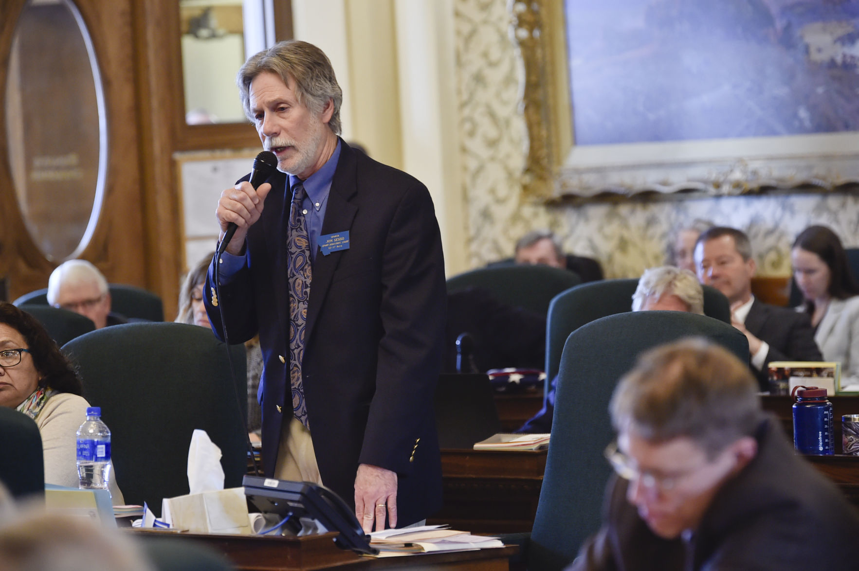Senate Minority Leader Jon Sesso, D-Butte,